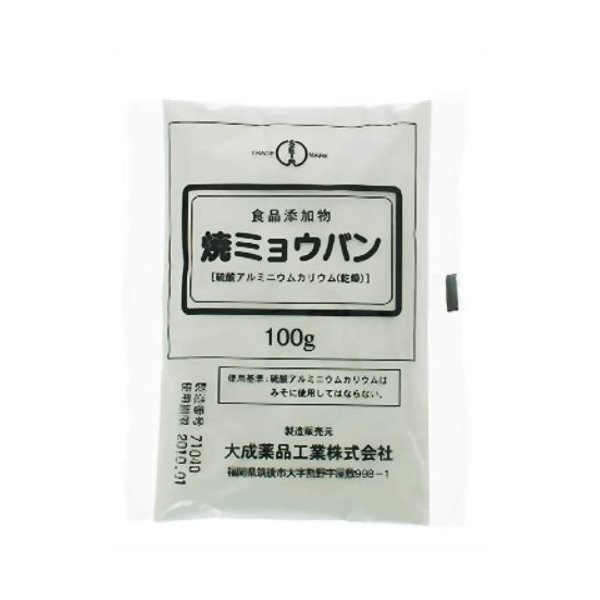 ヤキミョウバン １００ｇ | 大成薬品工業