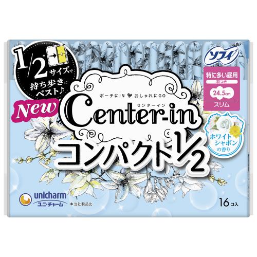 センターインＣ１／２ＦＷ多い日昼 １６枚 | ユニ・チャーム