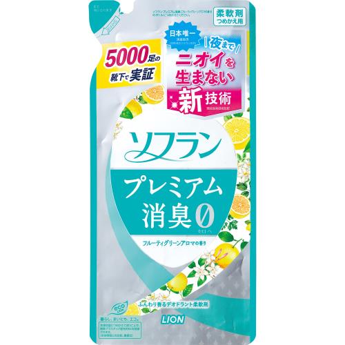 ソフランＰ消臭Ｆグリーンアロマ詰替 ４５０ｍｌ | ライオン