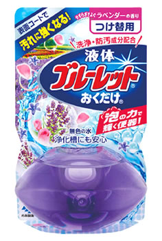 液体ブルーレットおくだけ詰替ラベンダー ７０ｍｌ | 小林製薬