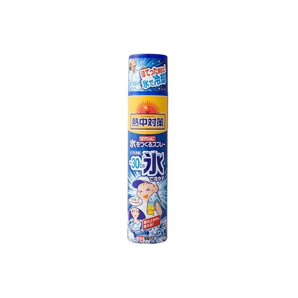 熱中対策タオルに氷をつくるスプレー ２３０ｍｌ | 桐灰