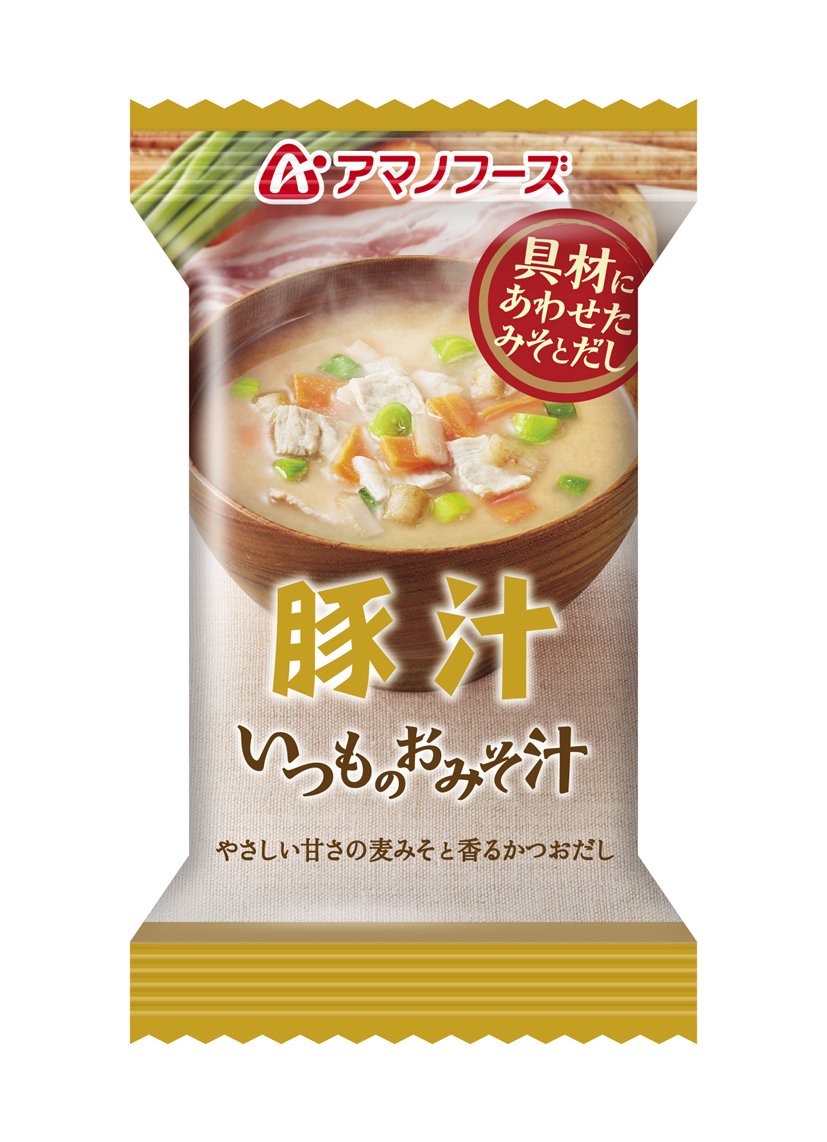 アマノフーズ　いつものおみそ汁　豚汁 １２ｇ | 天野フーズ