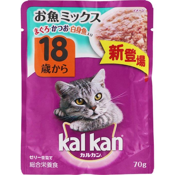 カルカンパウチ　１８歳ミックス白身 ７０ｇ | マースジャパン