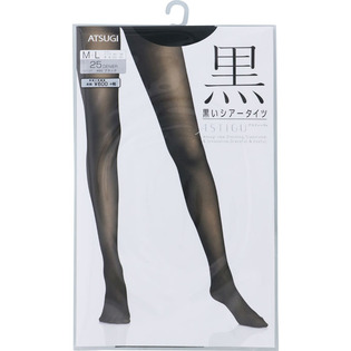 アスティーグ　黒　ＭＬブラック １足 | アツギ