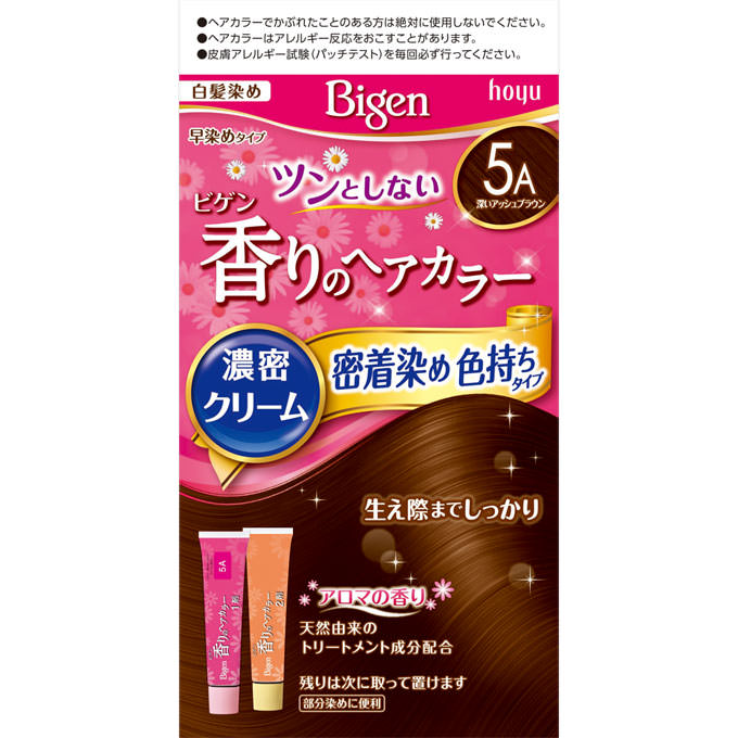 ビゲン香りのヘアカラー　クリーム５Ａ ４０ｇ＋４０ｇ | ホーユー