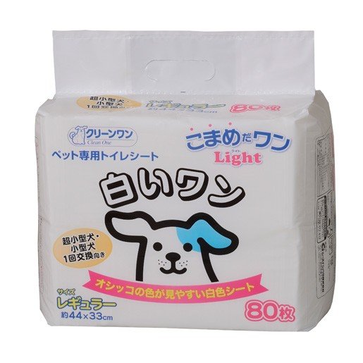 こまめだワンライト白いワンレギュラー ８０枚 | シーズイシハラ