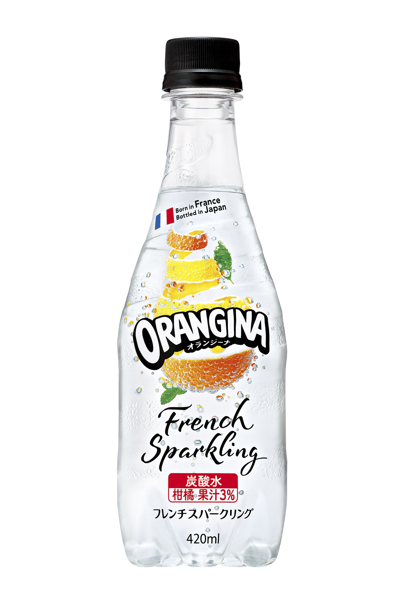 オランジーナ　フレンチスパークリング ４２０ｍｌ | サントリー