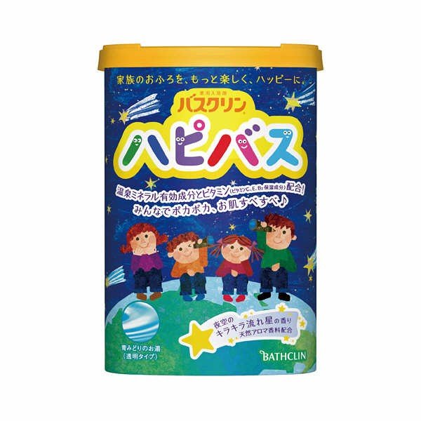 ハピバス　キラキラ流れ星の香り ６００ｇ | バスクリン