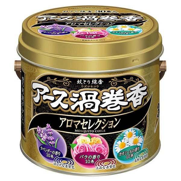 アース渦巻香アロマセレクション ３０巻缶 | アース製薬
