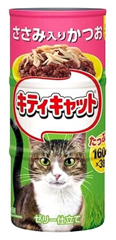キティキャット　ささみ入り　かつお １６０ｇ×３Ｐ | マースジャパン