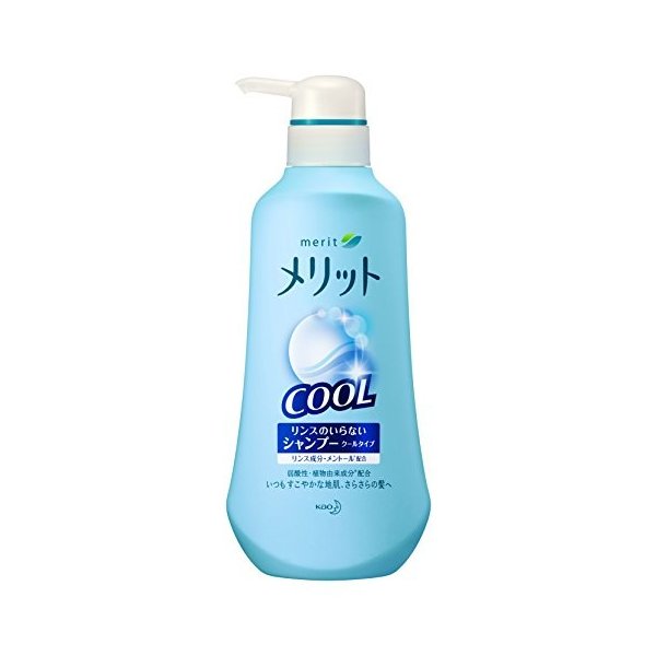 メリットリンスのいらないシャンプークールポンプ ４８０ｍｌ | 花王