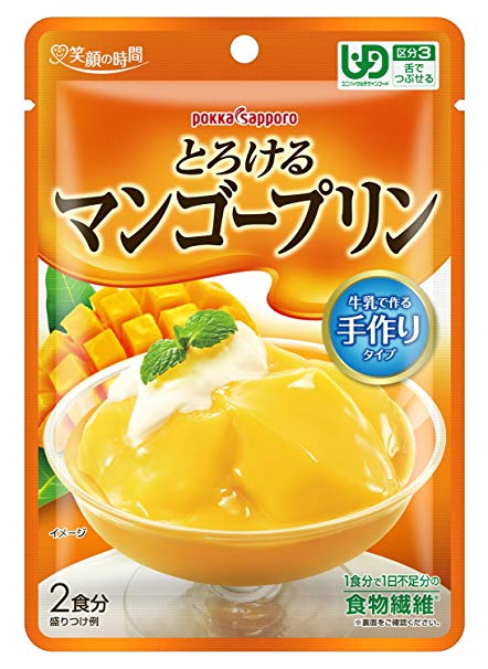笑顔の時間　とろけるマンゴープリン ８０ｇ | ポッカサッポロ