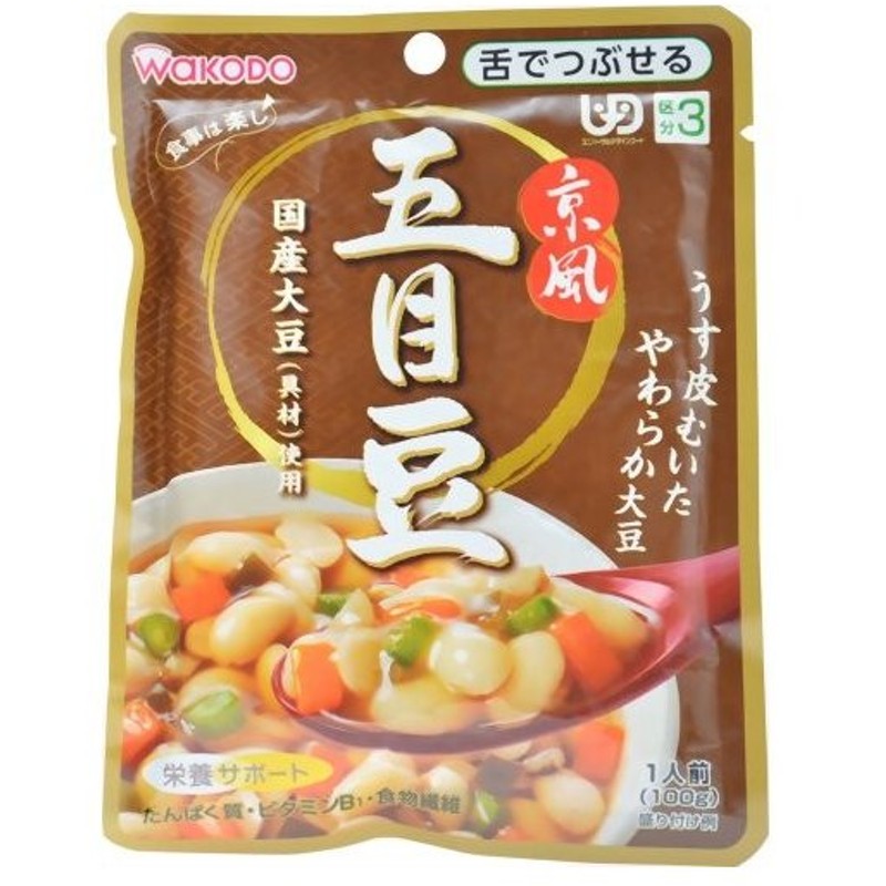 食事は楽し　京風五目豆③ １００ｇ | 和光堂