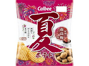 夏ポテト紀州の南高梅味 ６５ｇ | カルビー