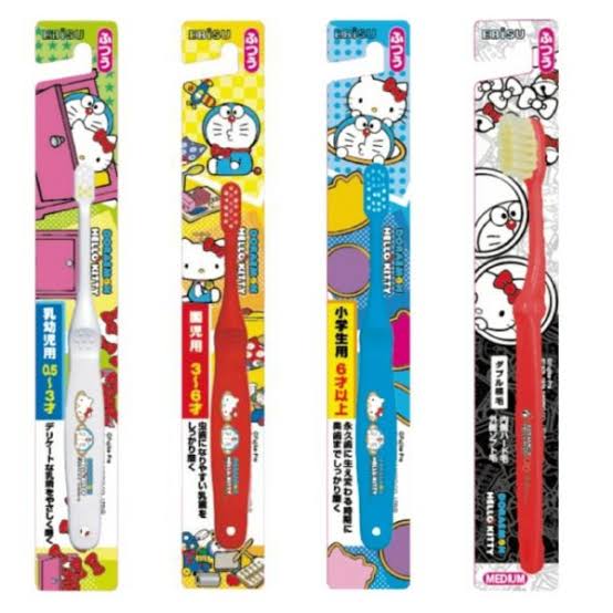 ドラえもん×ハローキティハブラシ３‐６才 １本 | エビス