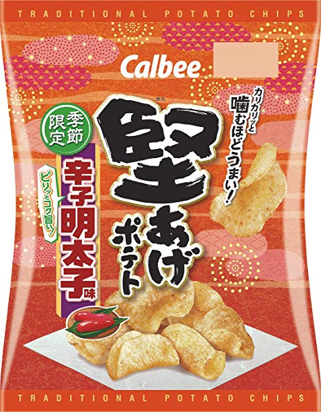 堅あげポテト辛子明太子味 ６０ｇ | カルビー
