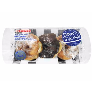 在庫状況】ドーナツミックス（チョコ＆シュガー）3 3個 | ヤマザキ