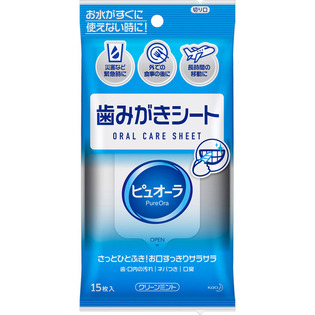 ピュオーラ　歯みがきシート １５枚入 | 花王