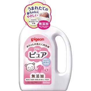 赤ちゃんの洗たく用洗剤ピュアボトル ８００ｍｌ | ピジョン