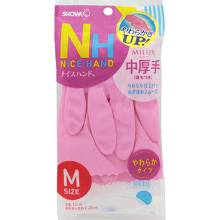 ナイスハンドミュー中厚手 Ｍピンク | 尚和化工
