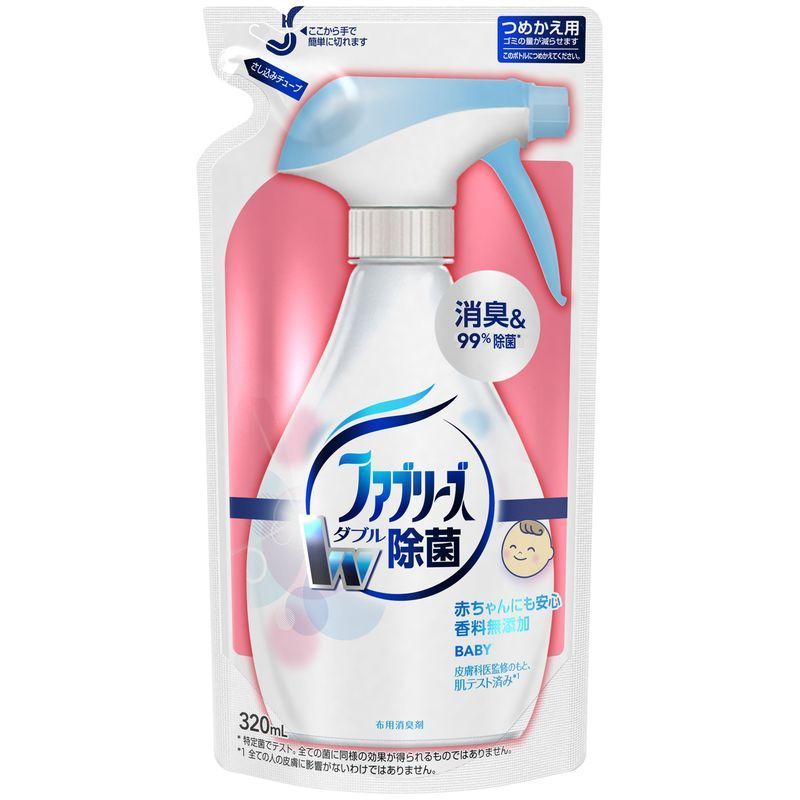 香料無添加ファブリーズ　つめかえ ３２０ｍｌ | P&G