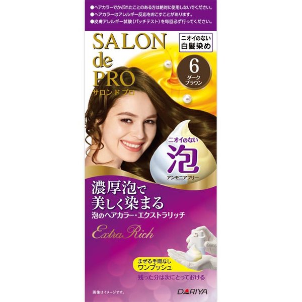 ＳＰ泡ヘアカラーエクストラリッチ６ ５０ｇ＋５０ｇ | ダリヤ