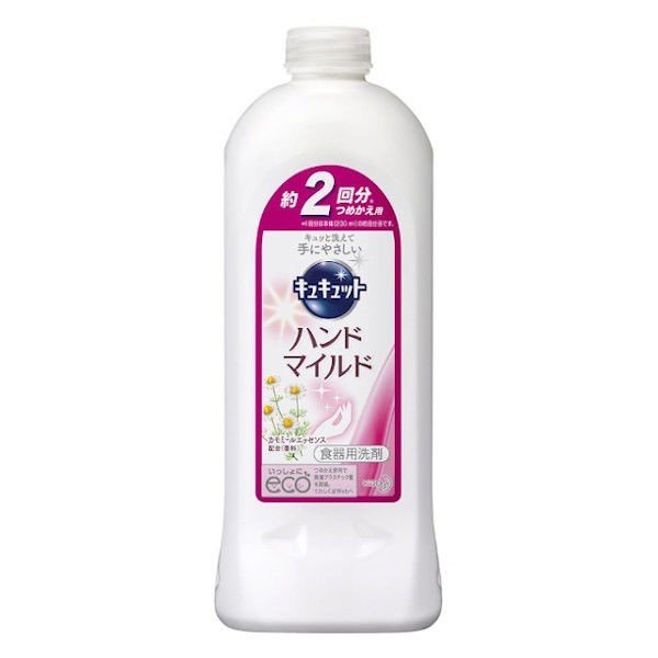 キュキュットハンドマイルド　カモミール　詰替 ３７０ｍｌ | 花王