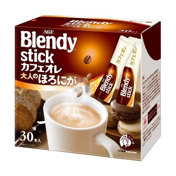ブレンディスティックカフェオレほろにが ３０本 | AGF