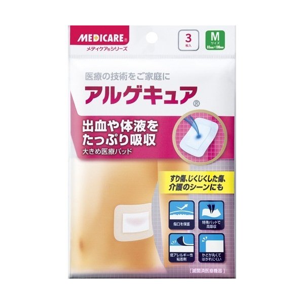 Ｍケア　アルゲキュアＭ ３枚 | 森下仁丹