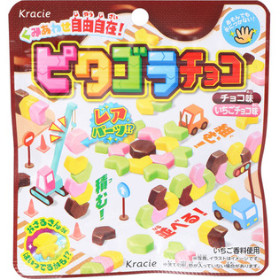 ピタゴラチョコ　チョコ味＋いちごチョコ味 ２３ｇ | クラシエフーズ