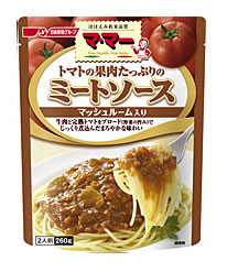 ママートマト果肉ミートソースマッシュルーム ２６０ｇ | 日清製粉