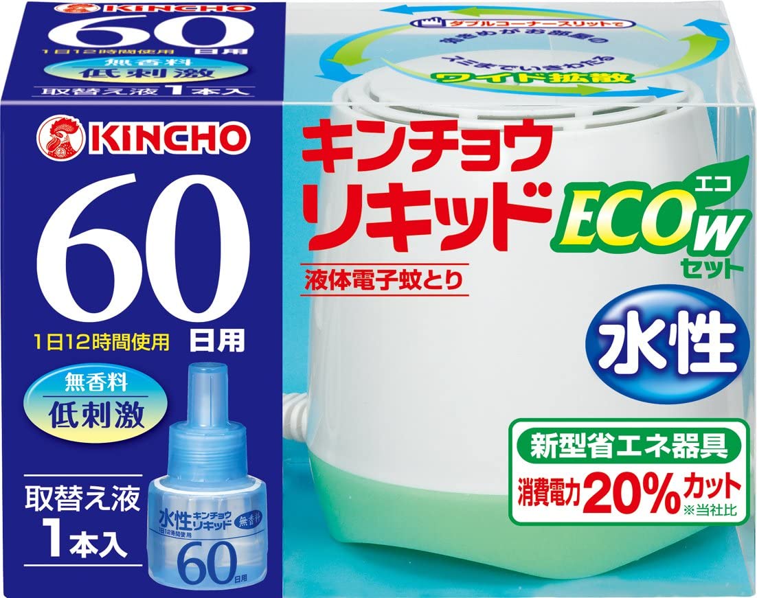 在庫状況 キンチョウリキッド無香ｅｃｏ ｗグリーン ６０日セット 金鳥取扱店舗 Eparkくすりの窓口