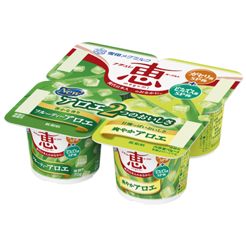 ナチュレ恵　ｍｅｇｕｍｉアロエ　２つのおいしさ ７０ｇ×４ | 日本MC