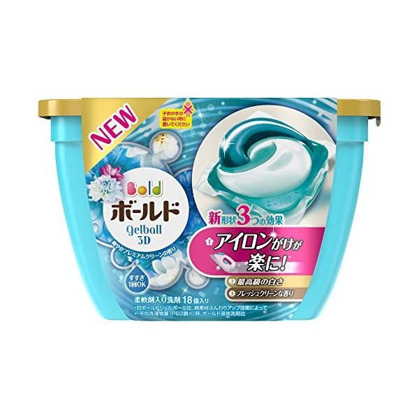 ボールドジェルボール３Ｄ　プレミアムクリーン １８個 | P&G