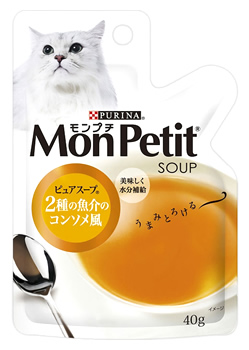 モンプチスープ　２種の魚介コンソメ風 ４０ｇ | ネスレ