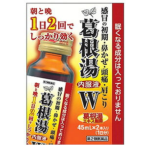 葛根湯内服液Ｗ ２Ｂ | 日野薬品工業