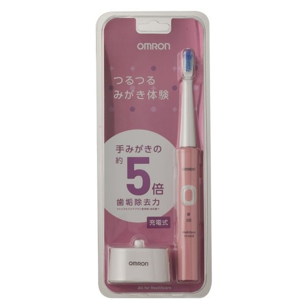 オムロン充電池式電動歯ブラシ ＨＴ－Ｂ３０３－ＰＫ | オムロン