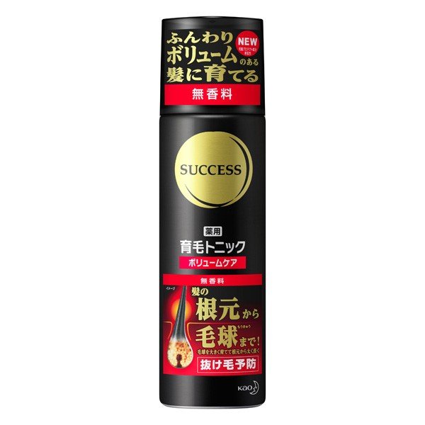 サクセス薬用トニックボリュームケア　無香料 １８０ｇ | 花王