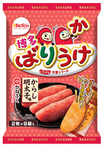 方言ばかうけ　明太子味 ２枚×９袋 | 栗山