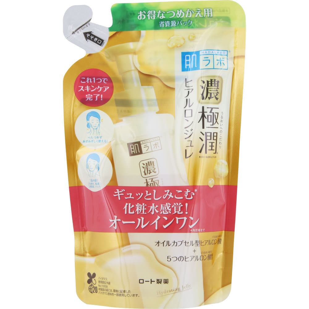 在庫状況】肌ラボ極潤ヒアルロンジュレつめかえ 180ml | ロート