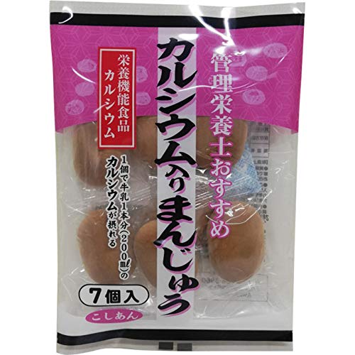管理栄養士おすすめＣａ入まんじゅうこしあん ７個 | 国分首都圏