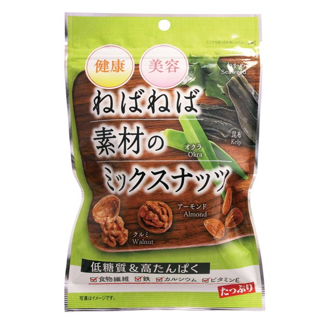 ねばねば素材のミックスナッツ ６０ｇ | 味源