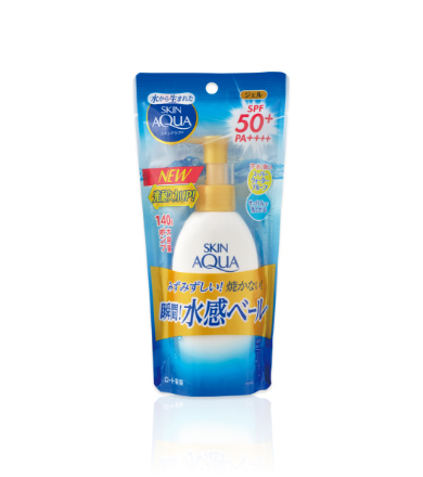 スキンアクアＳＰジェル　ポンプ １４０ｇ | ロート製薬