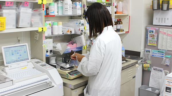 正確なお薬のお渡しを心掛けています