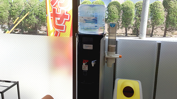 ウォーターサーバーを利用いただけます。