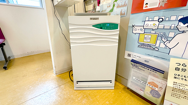 感染予防対策をしております。