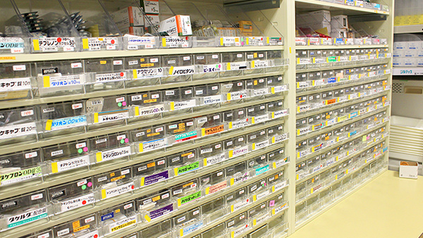 多種多様の医薬品を在庫しております