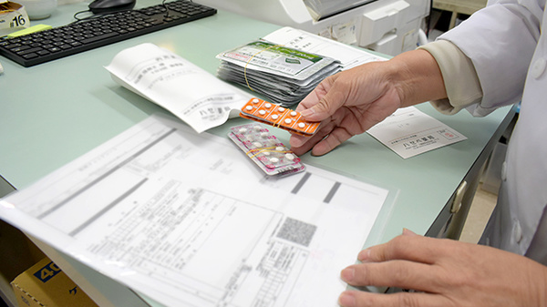 患者様が安心して服用いただけるように正確な調剤を行います