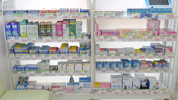 OTC医薬品も各種に取り揃えています