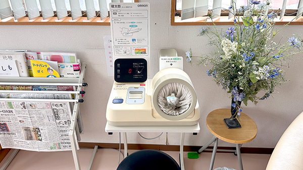 血圧計をご利用いただけます